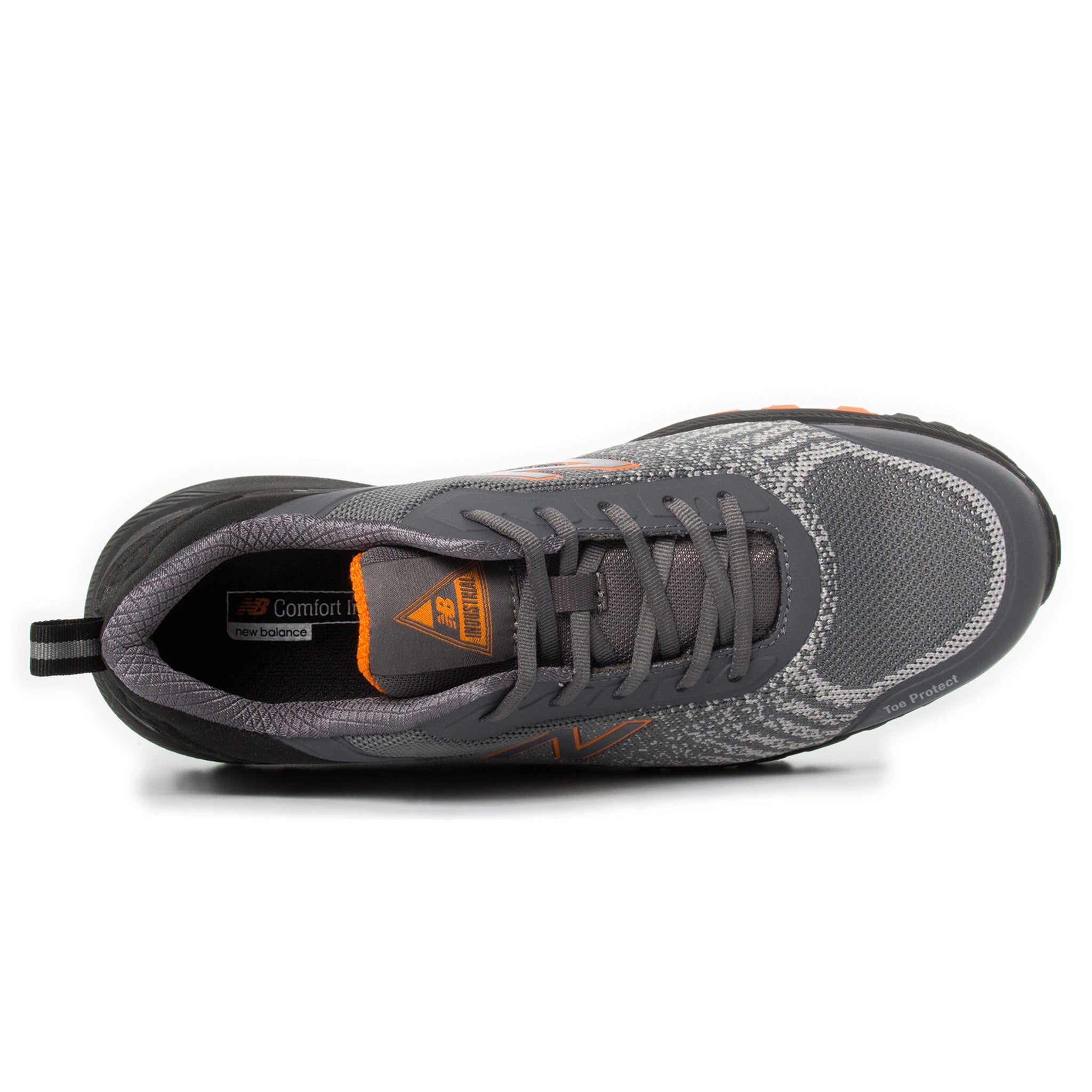 new balance speedware in grey orange