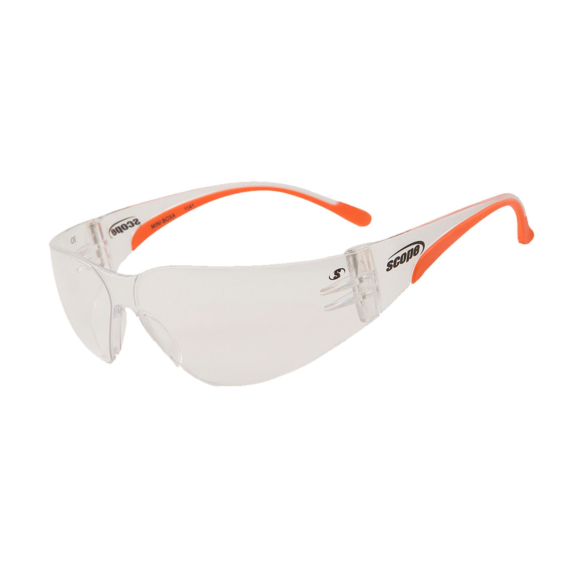 mini boxa safety glasses with clear lens