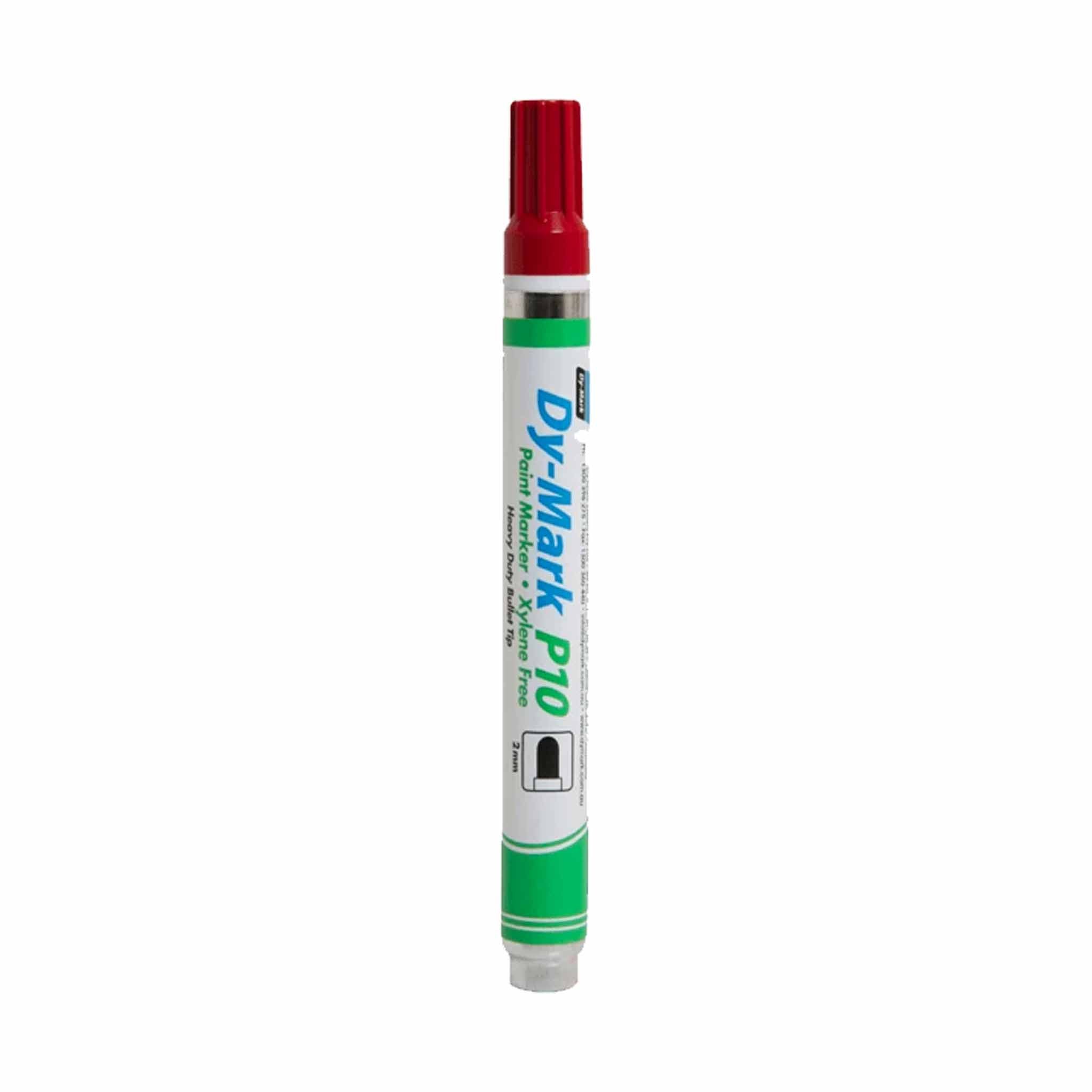 red dymark paint marker