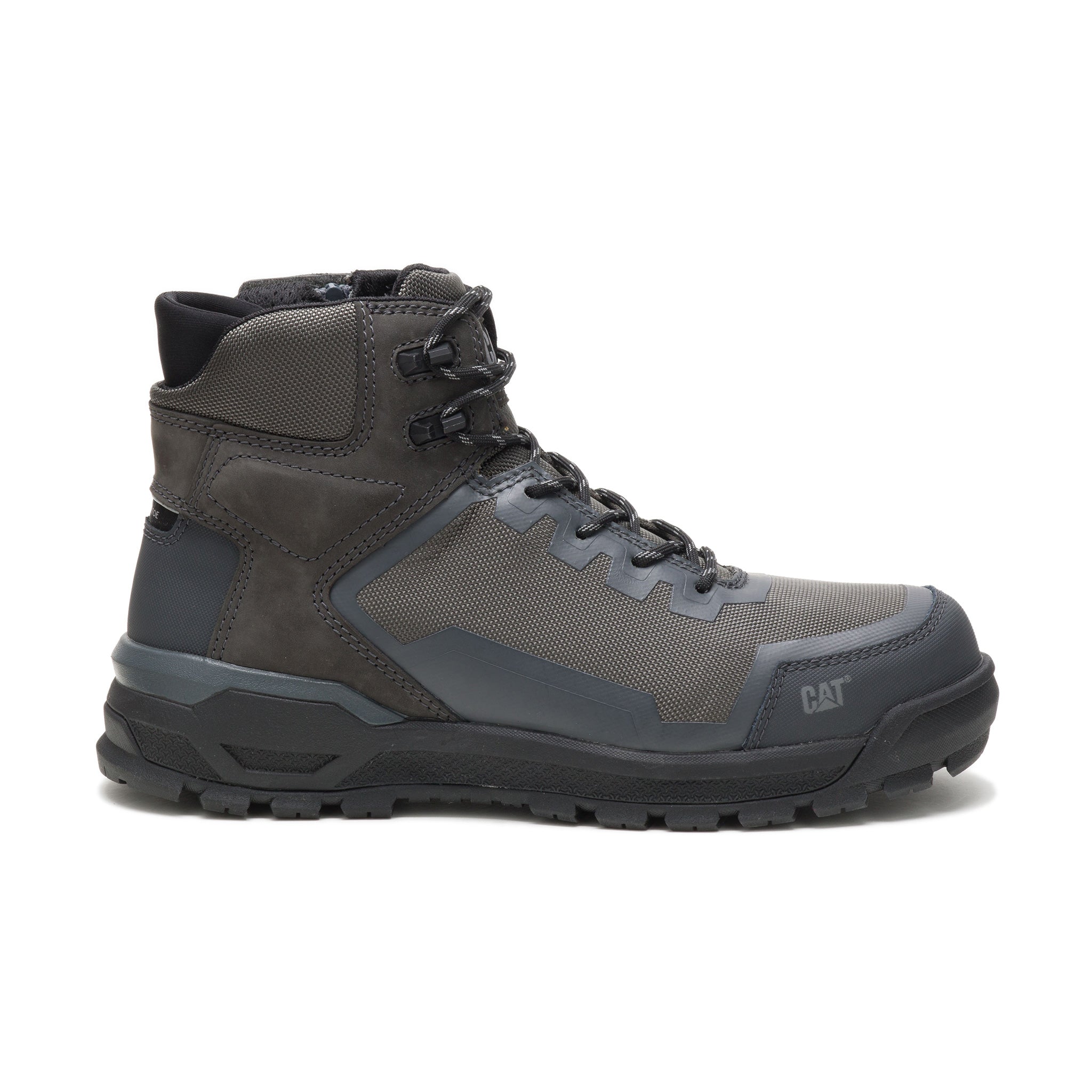 cat workwear propulsion work boot in earth grey