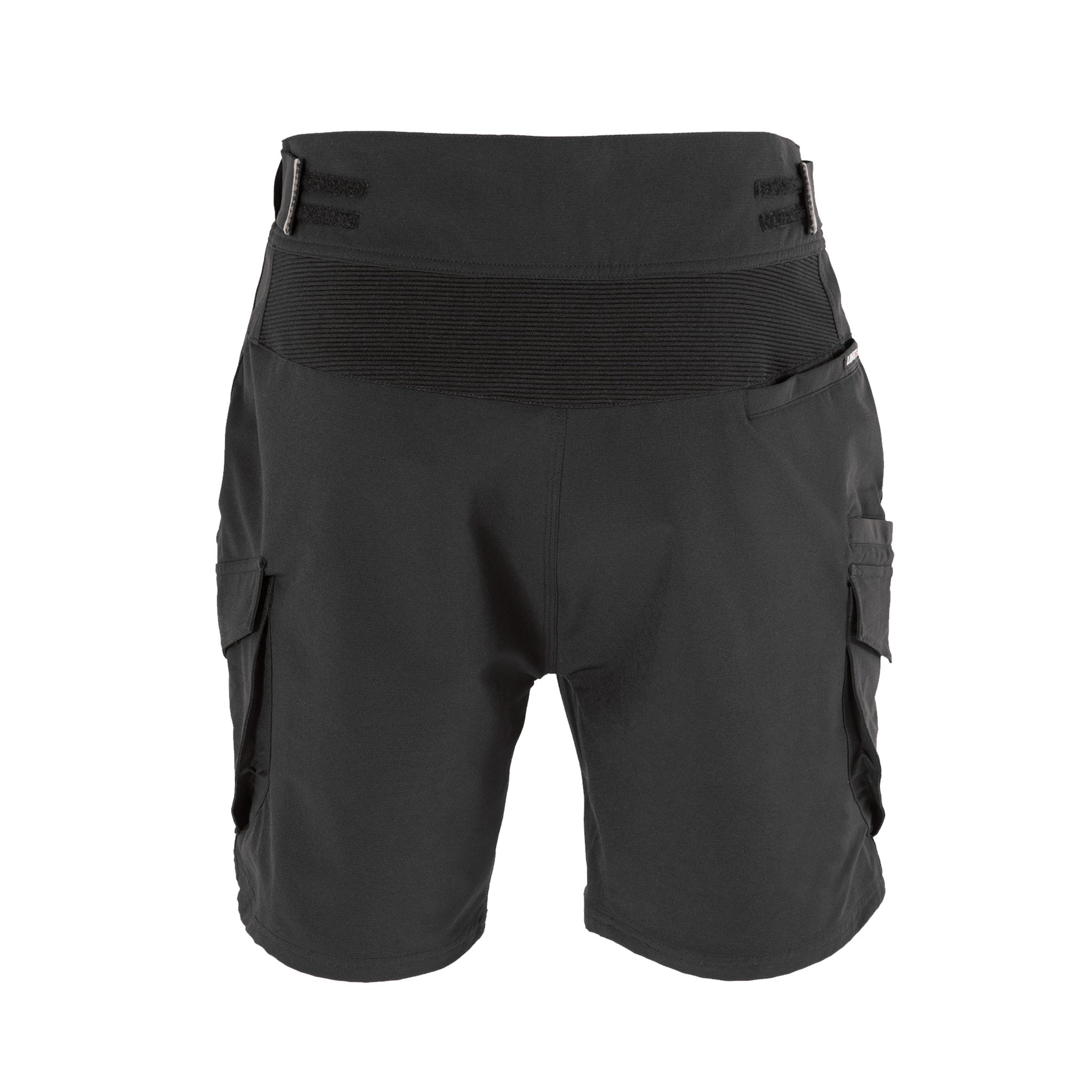 unit workwear rapid flex short in black