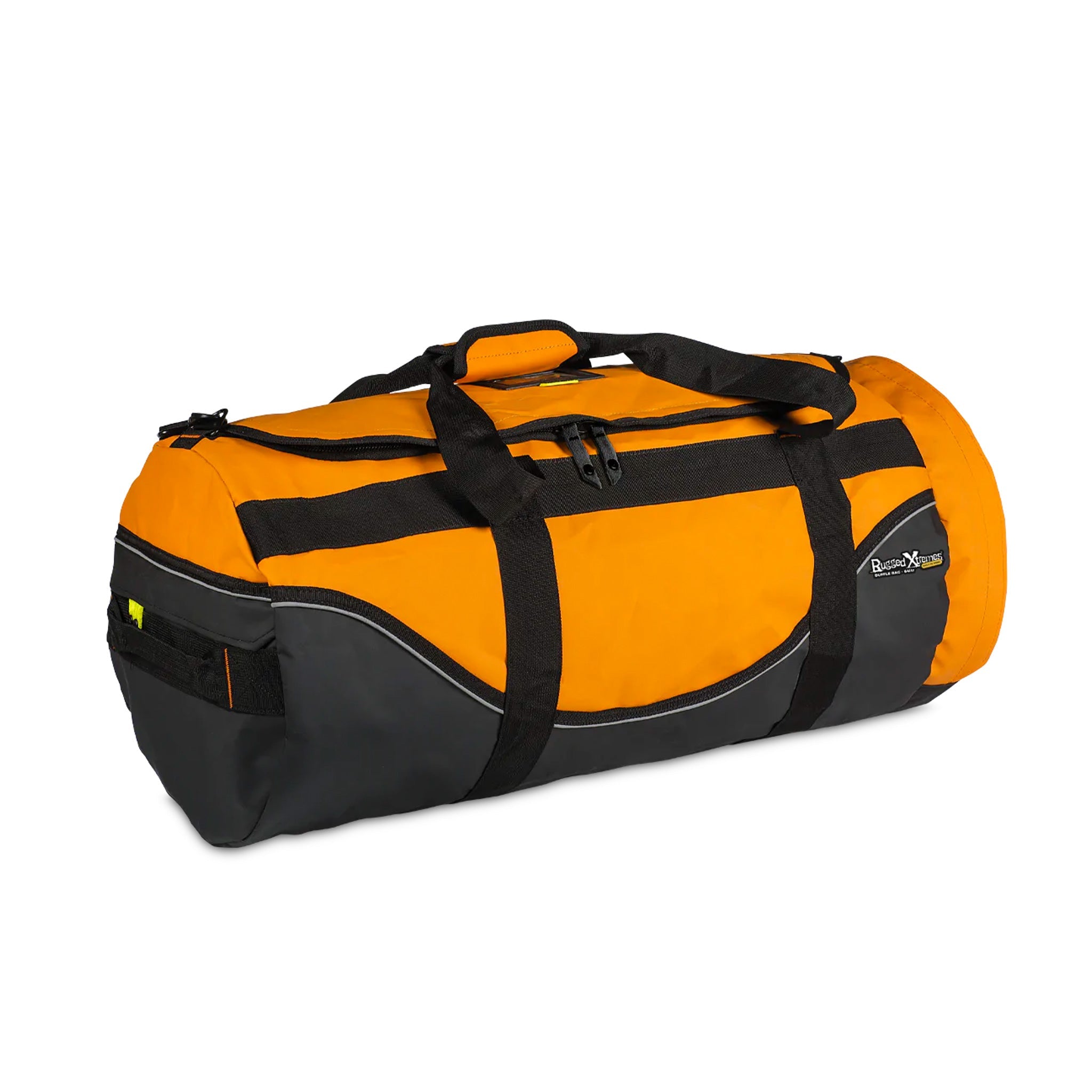 rugged xtremes hi vis orange in medium pvc duffle bag