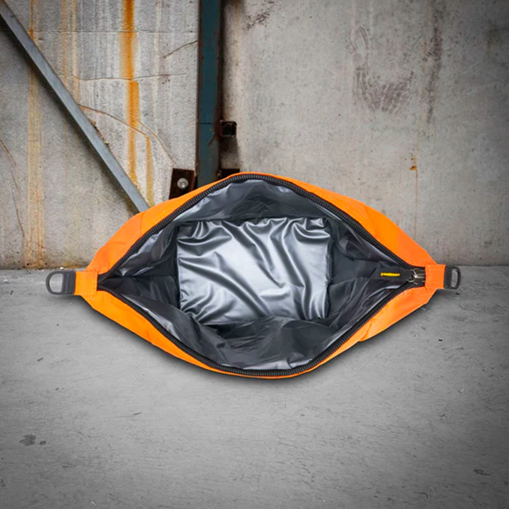 rugged xtremes insulated orange pvc crib bag 