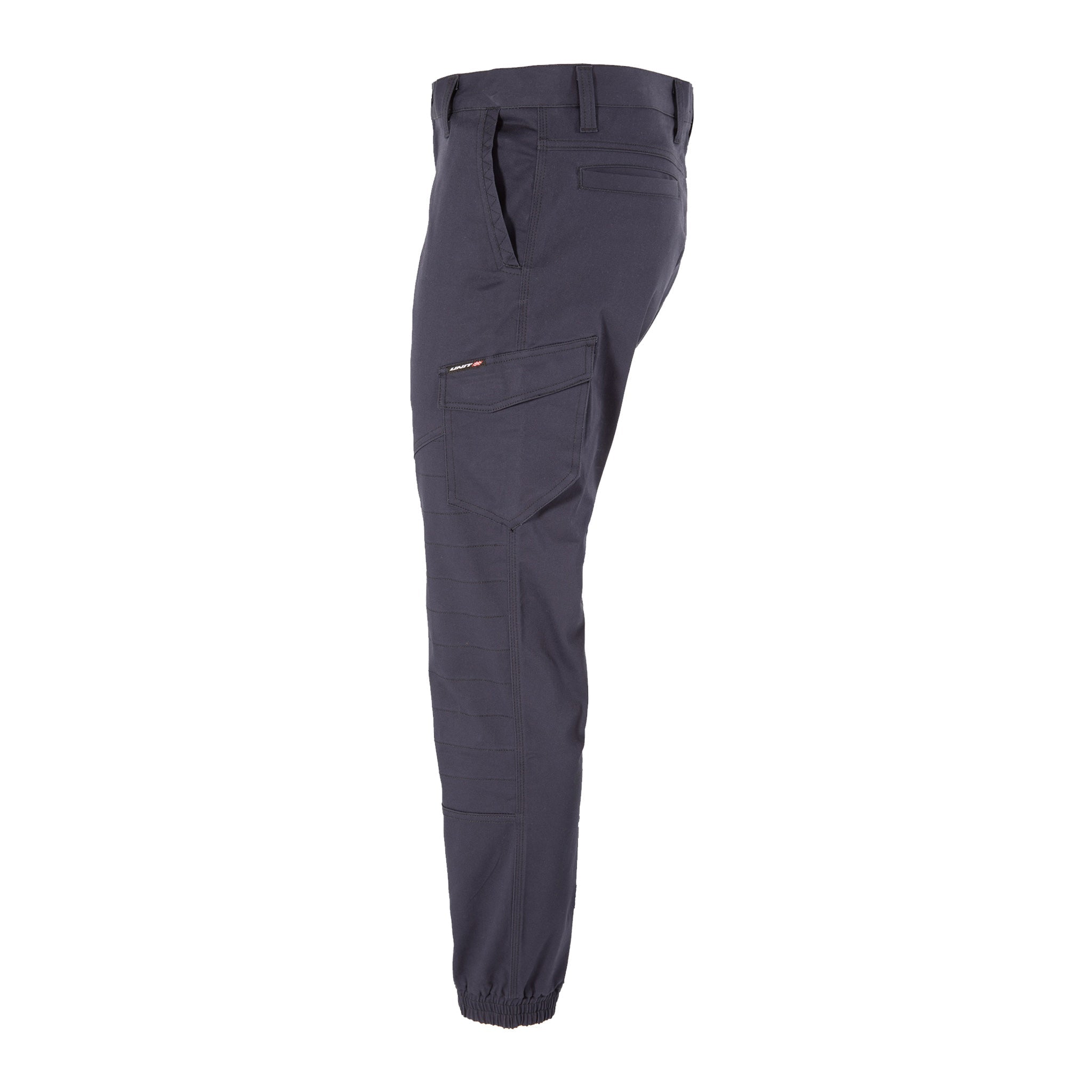 unit workwear surge cuffed work pant in navy