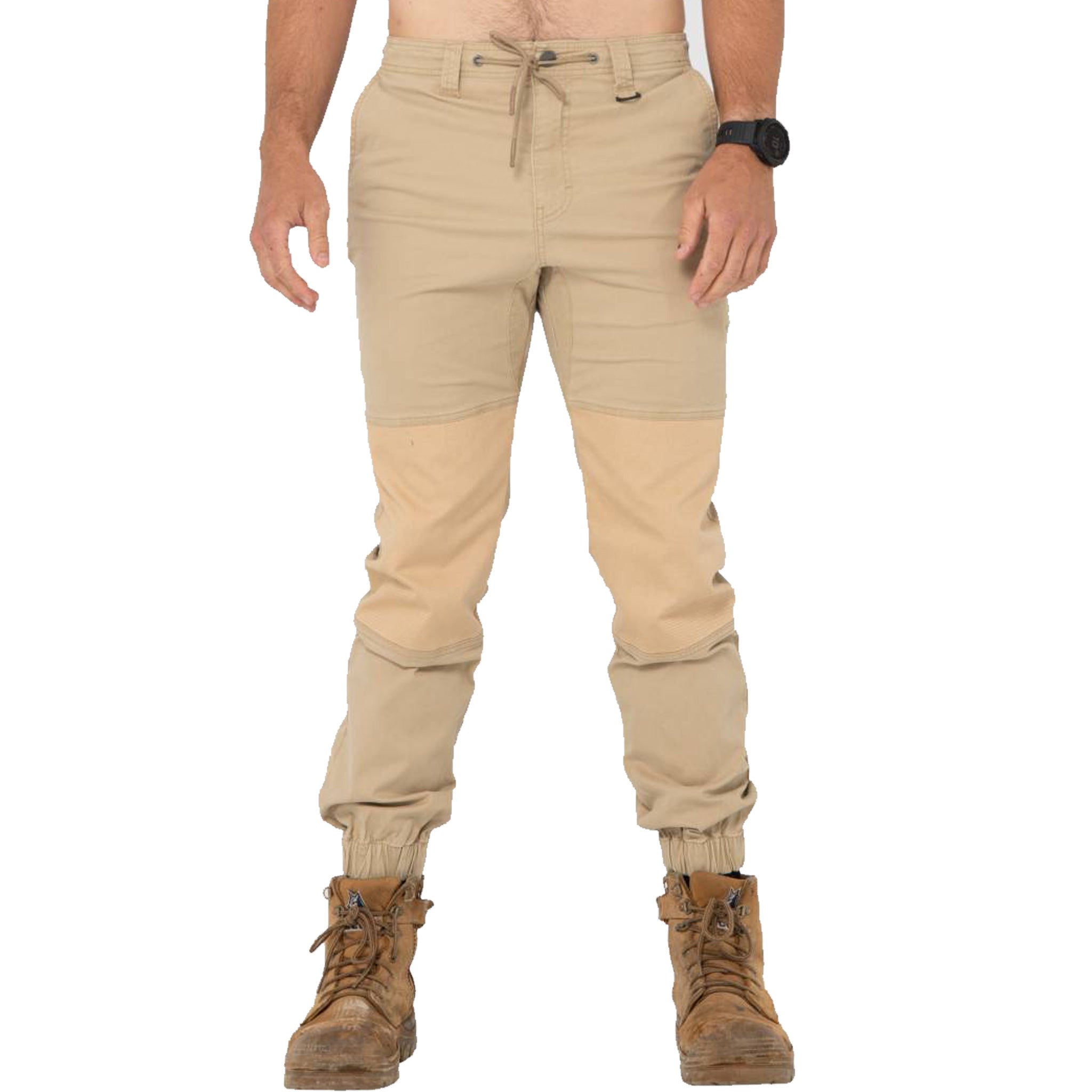 rusty under taking cuffed pant in khaki