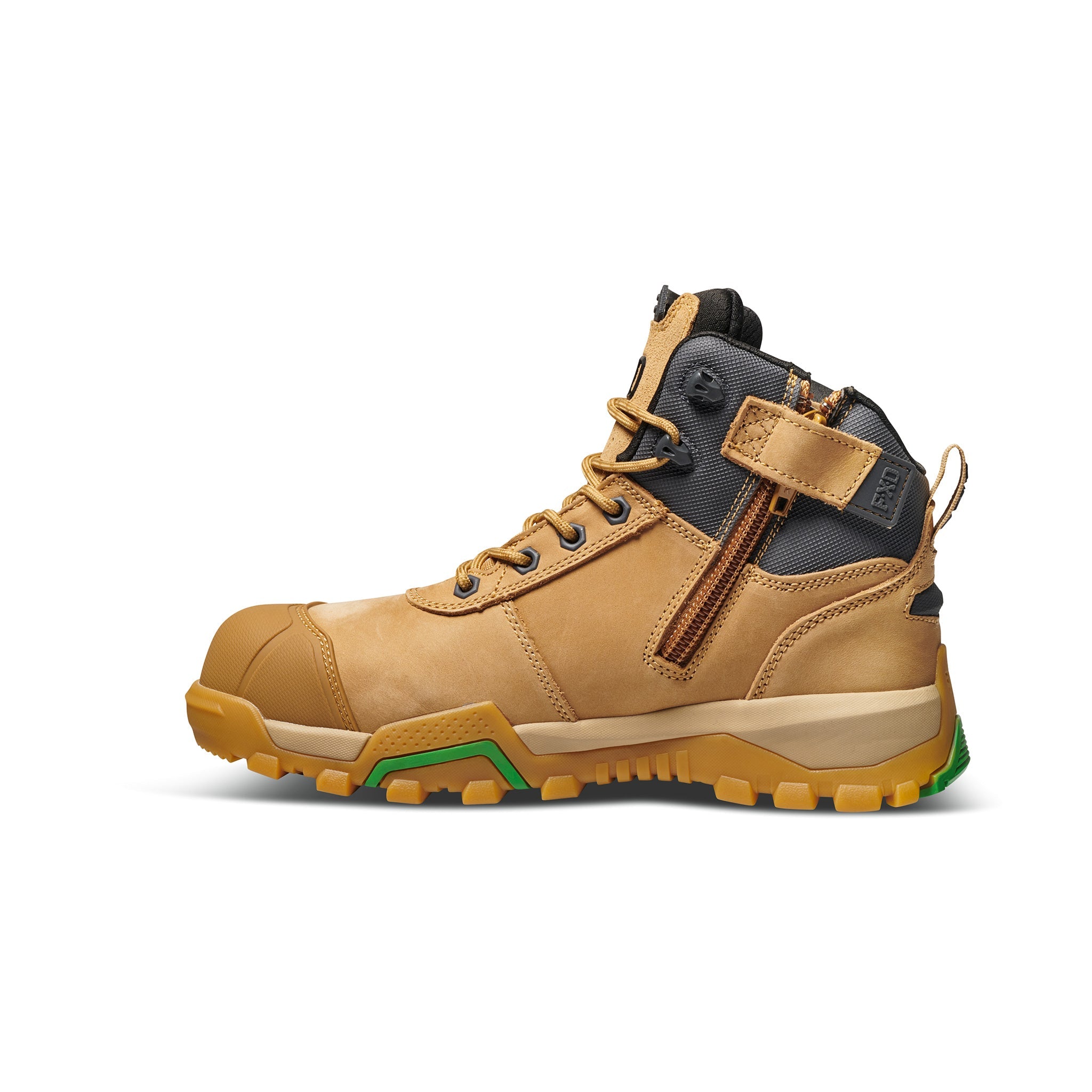 fxd nitrolite mid cut work boot in wheat