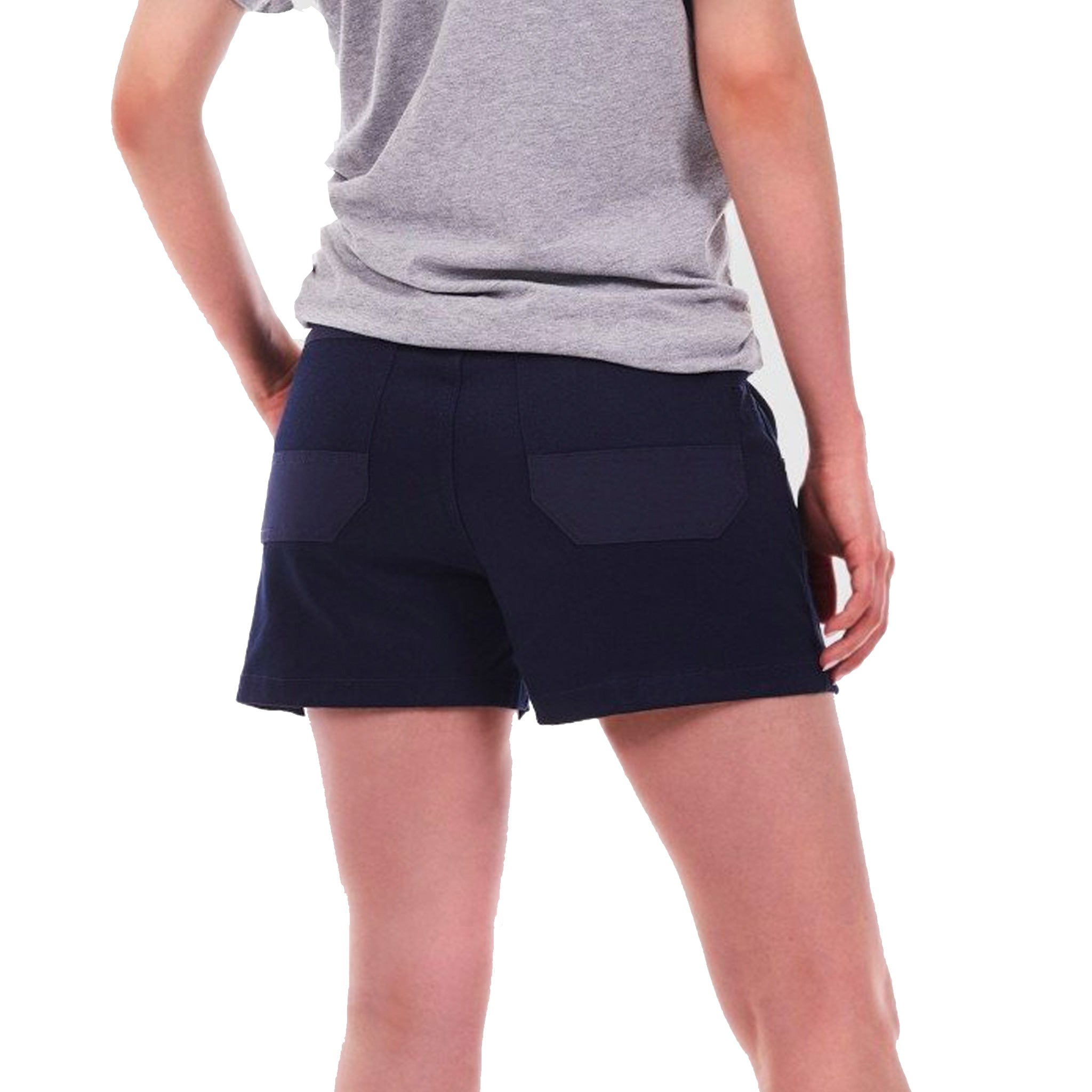 tradie ladies flex mid short in navy