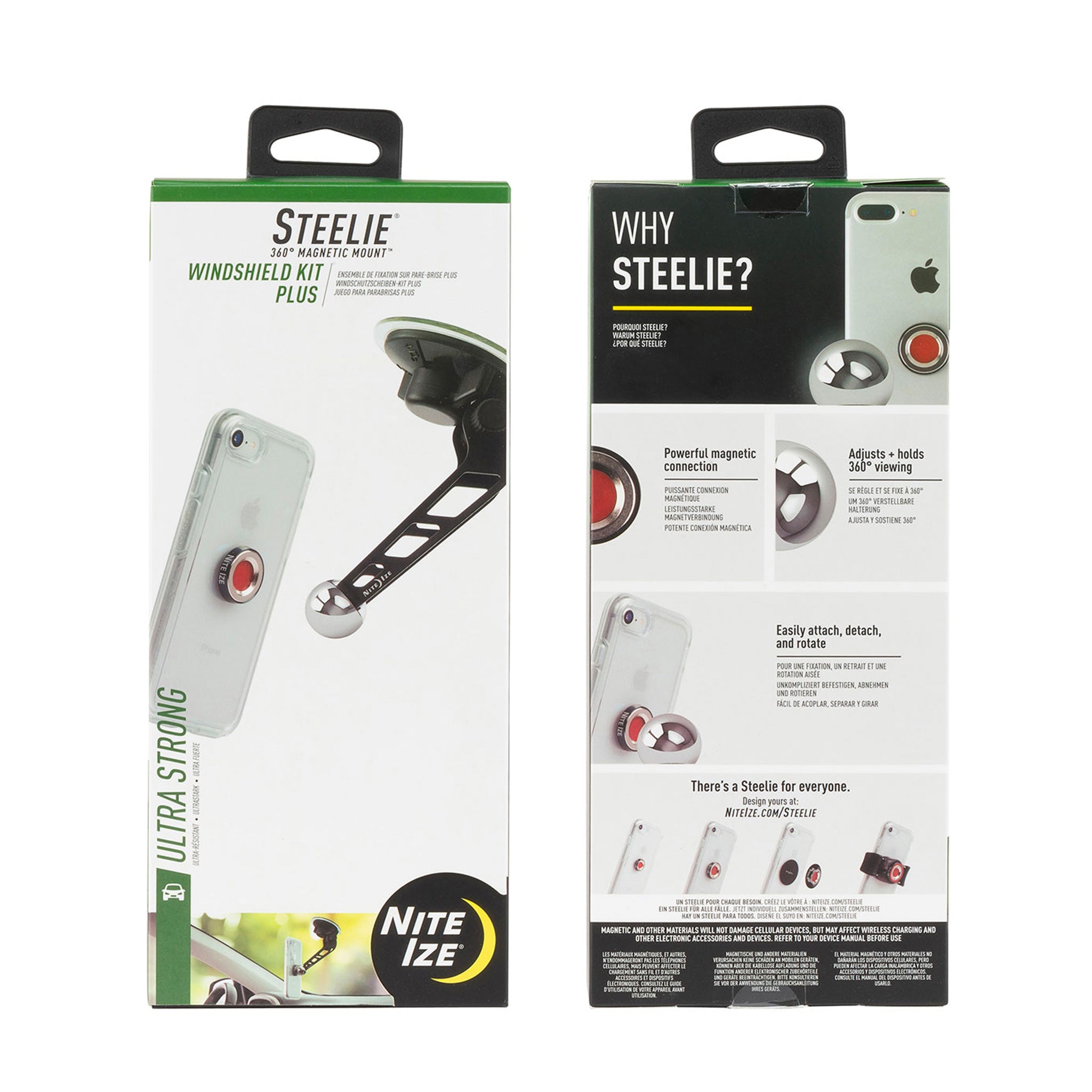 steelie windshield mount kit plus