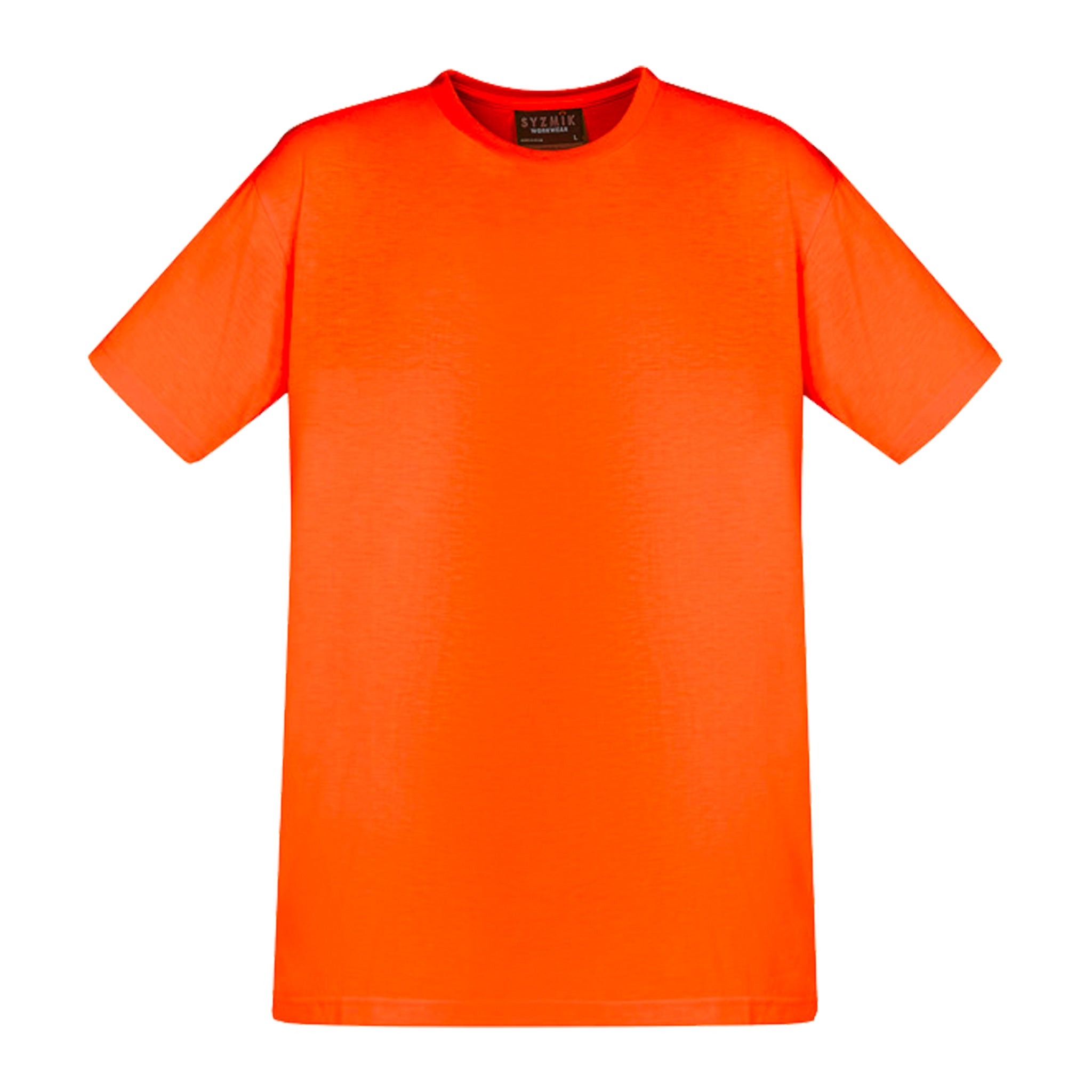 syzmik hi vis tee shirt in orange