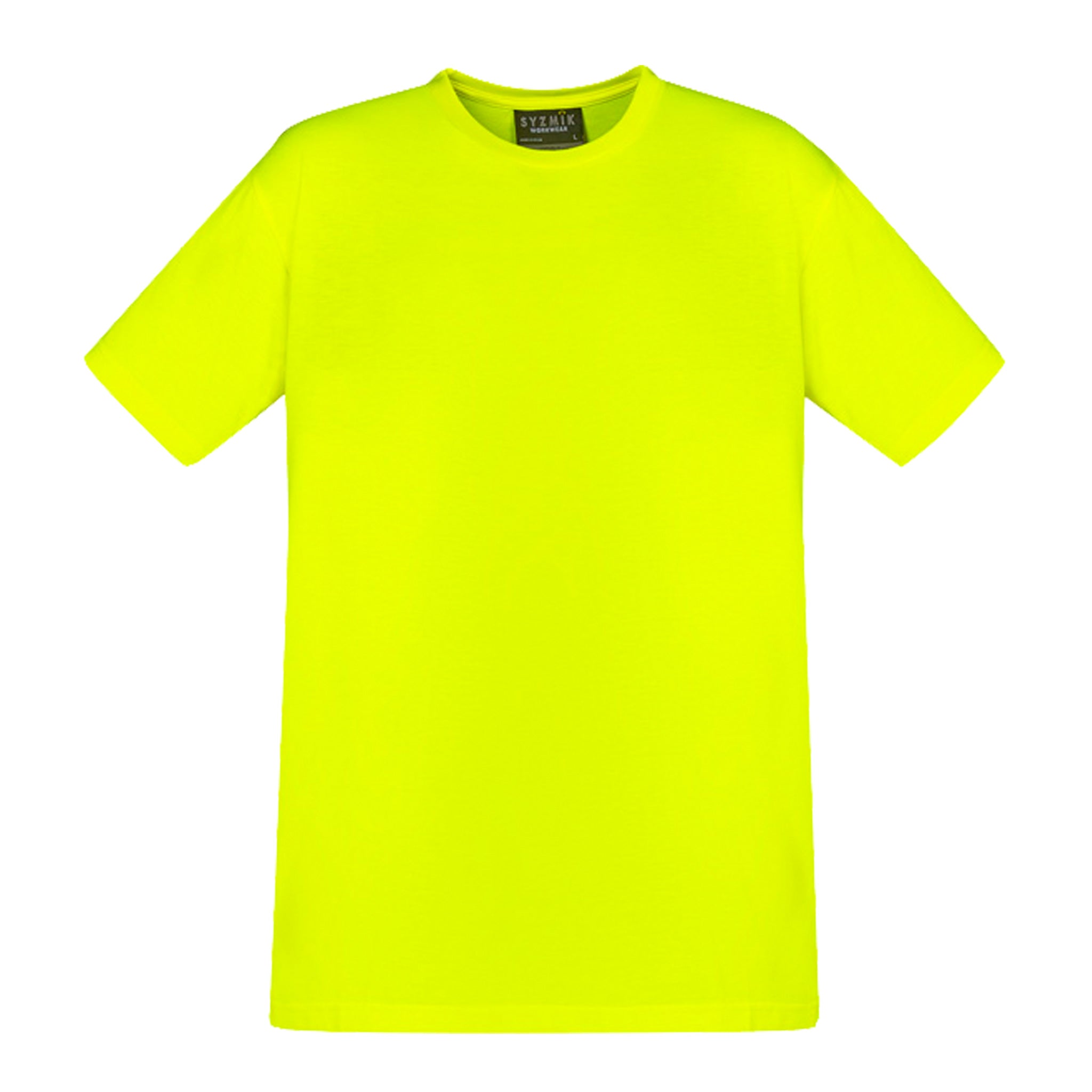 syzmik hi vis tee shirt in yellow