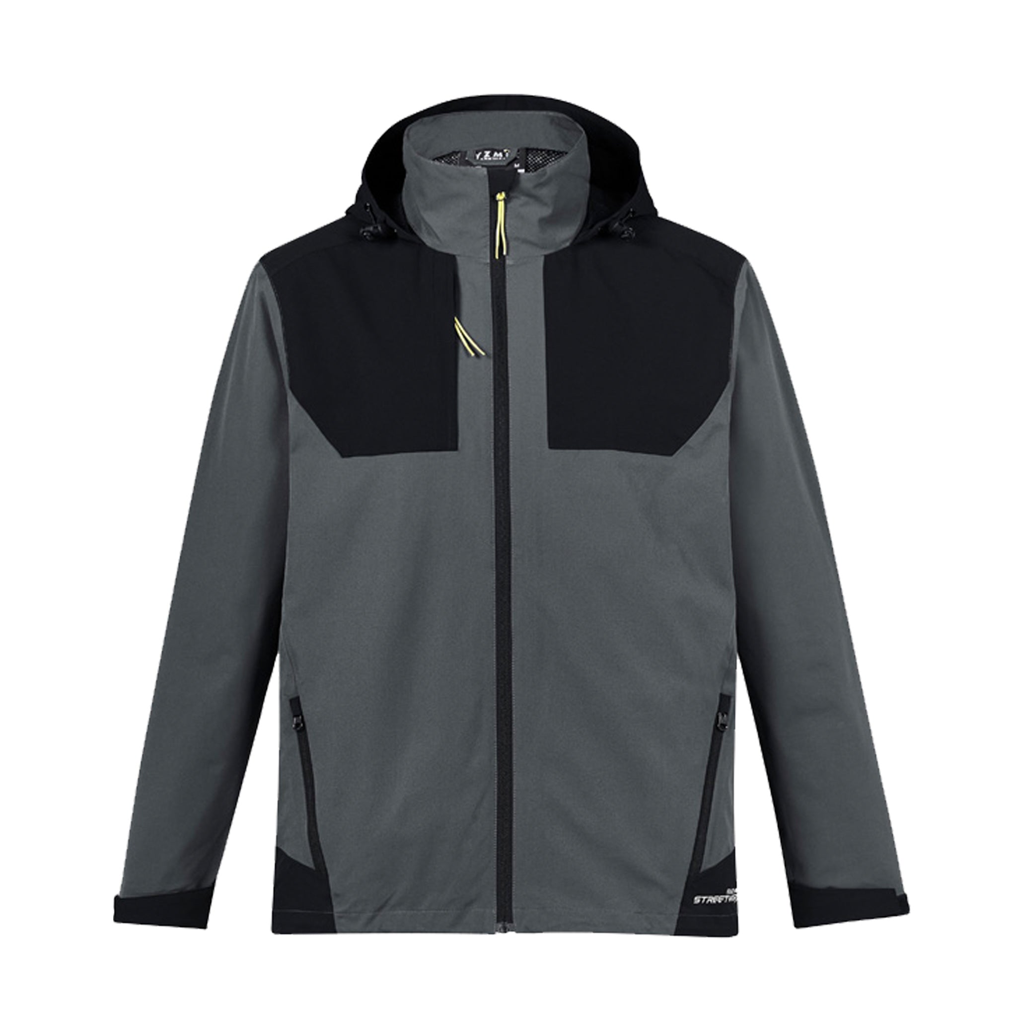 syzmik streetworx stretch waterproof jacket in charcoal