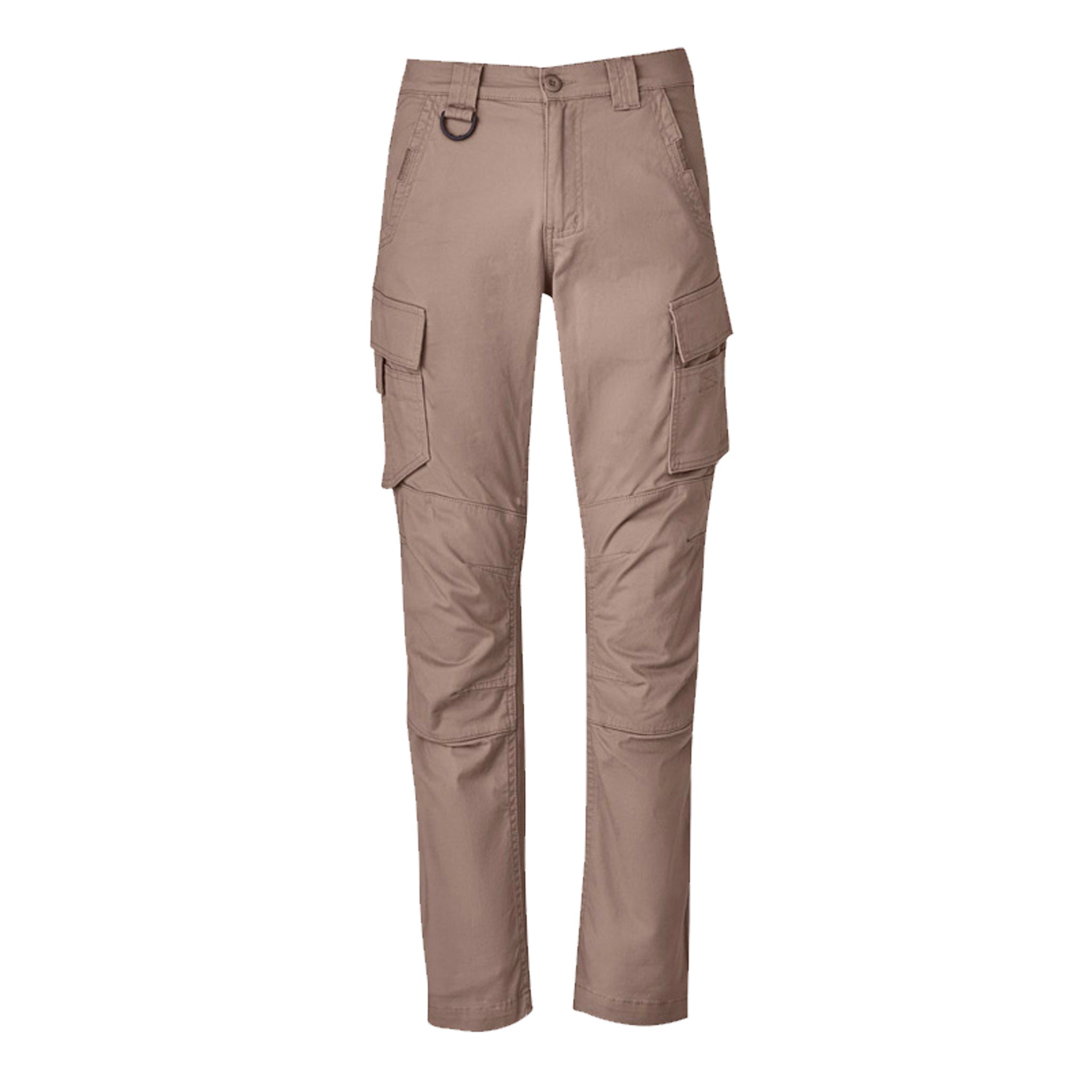 mens streetworx curved cargo pant in khaki