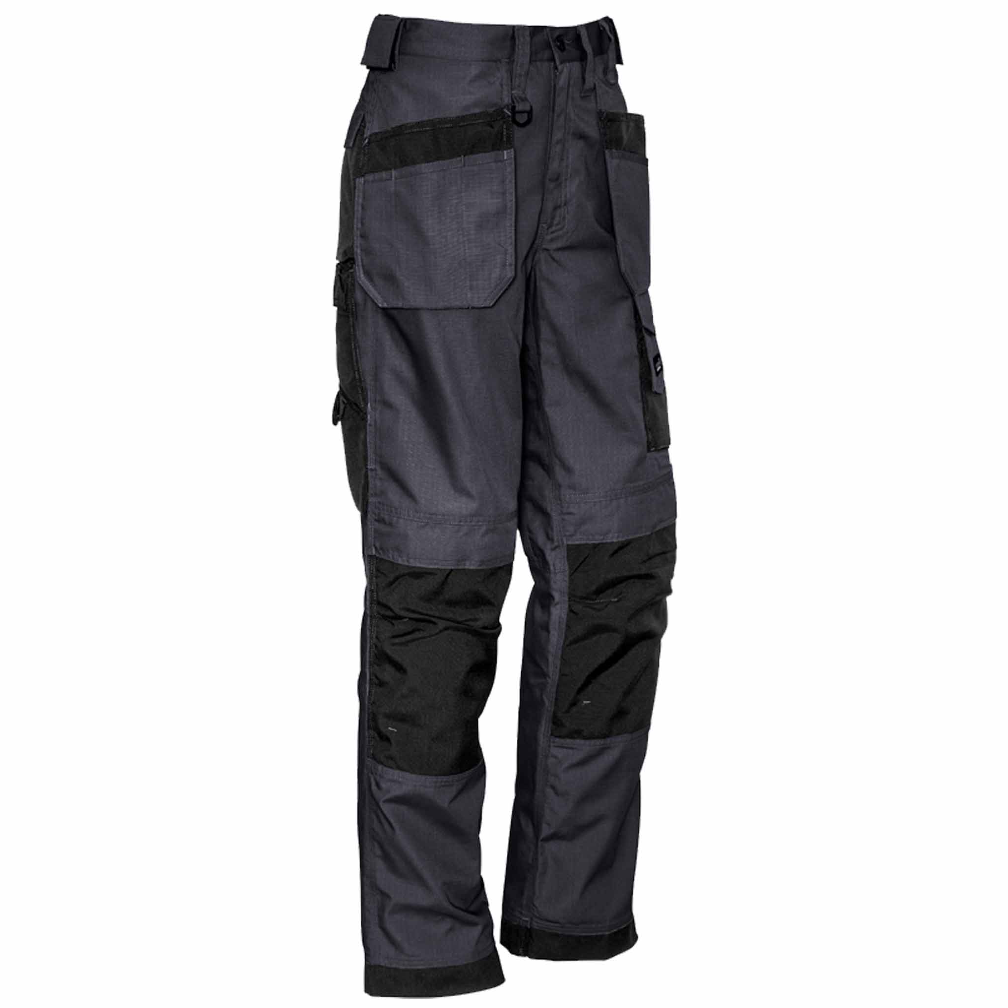 SYZMIK ULTRALITE MULTI-POCKET PANT - ZP509-CHARCOAL-BLACK