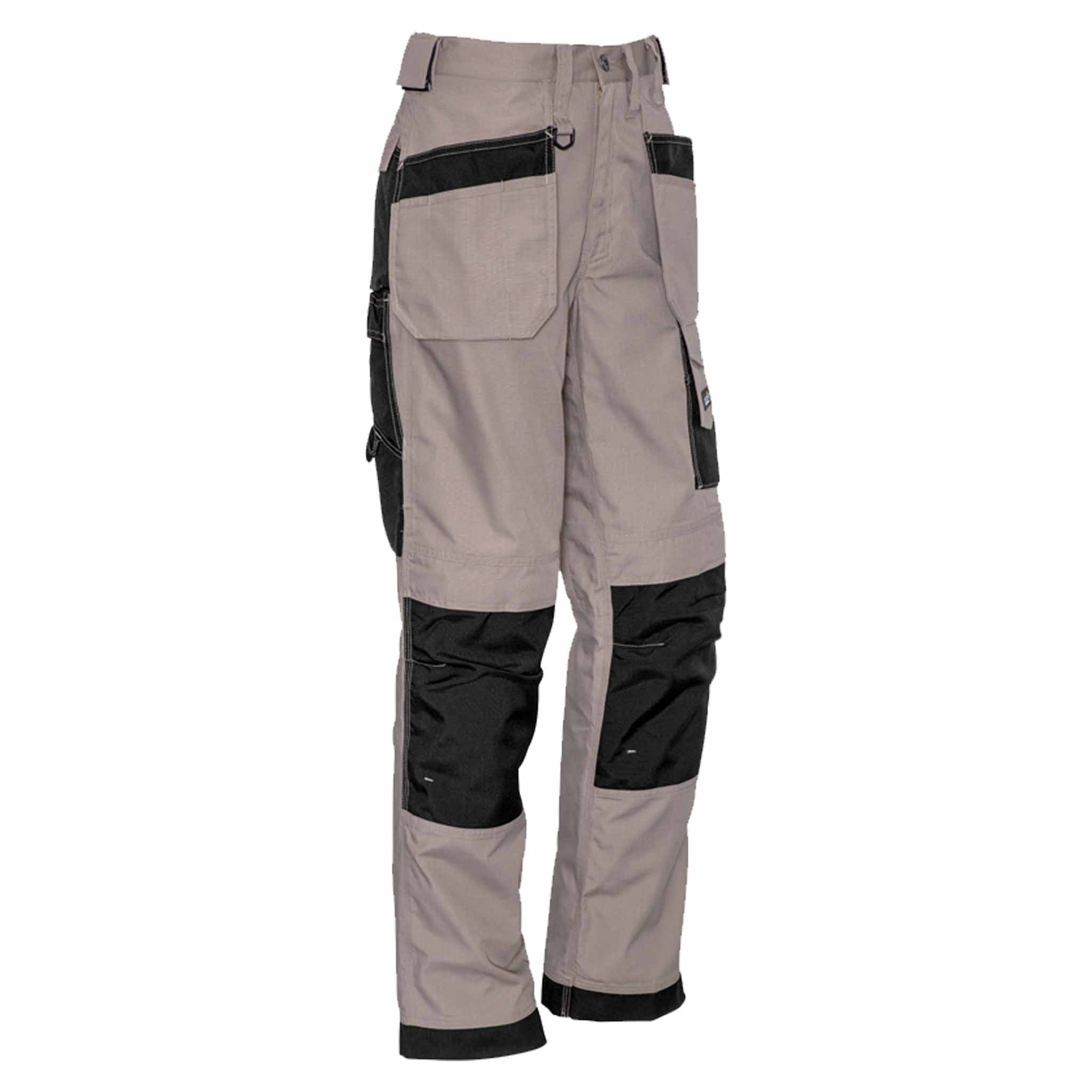 SYZMIK ULTRALITE MULTI-POCKET PANT - ZP509 KHAKI-BLACK