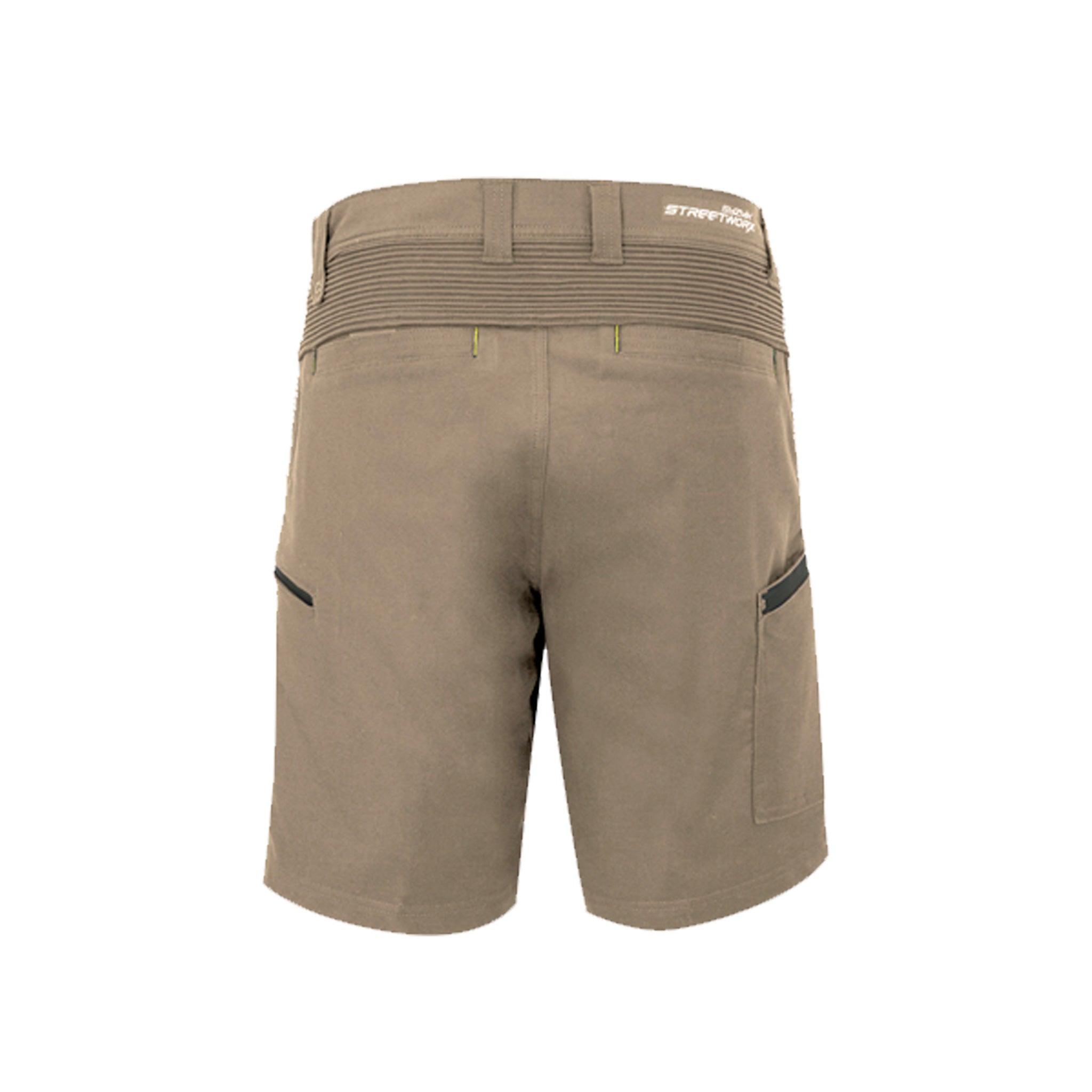 streetworx stretch short in khaki