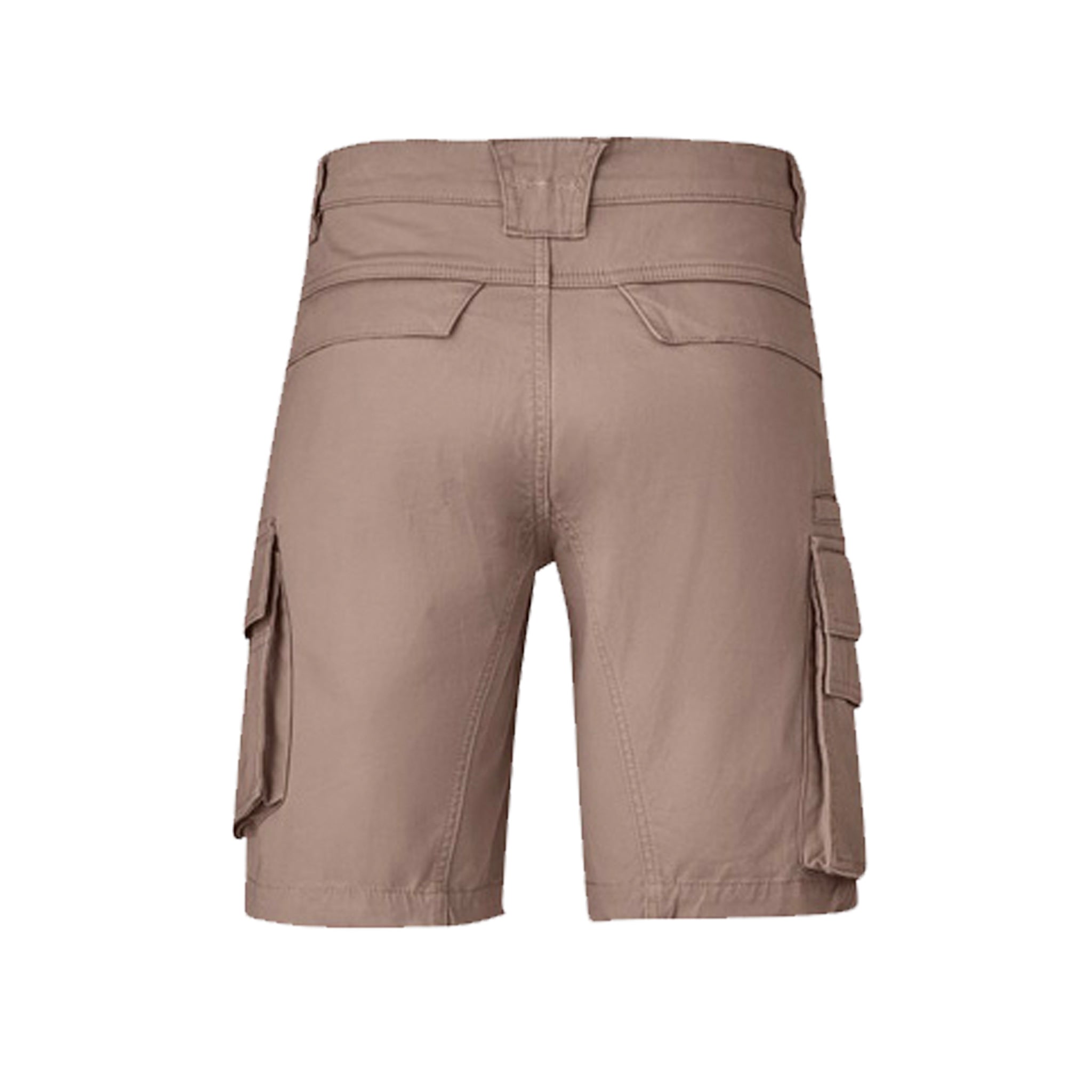 mens streetworx curved cargo short in khaki