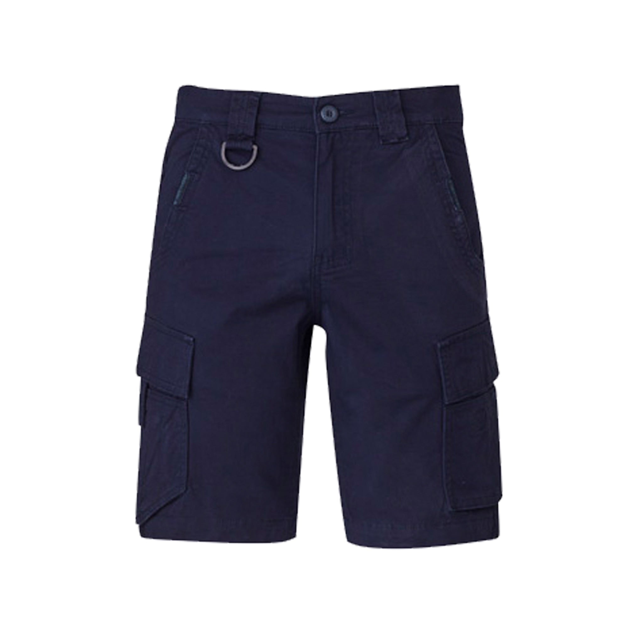 mens streetworx curved cargo short in navy