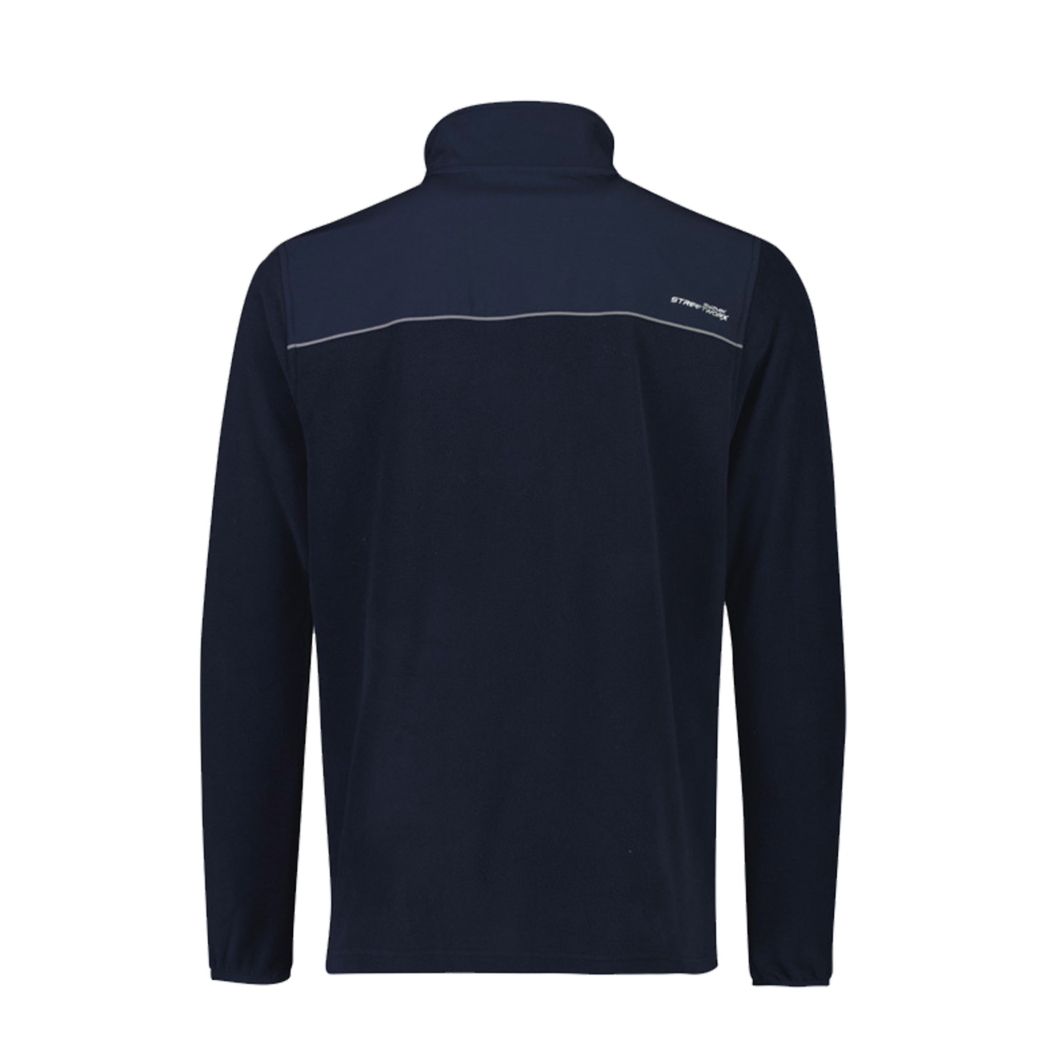 streetworx lightweight 1/4 zip polar fleece in navy