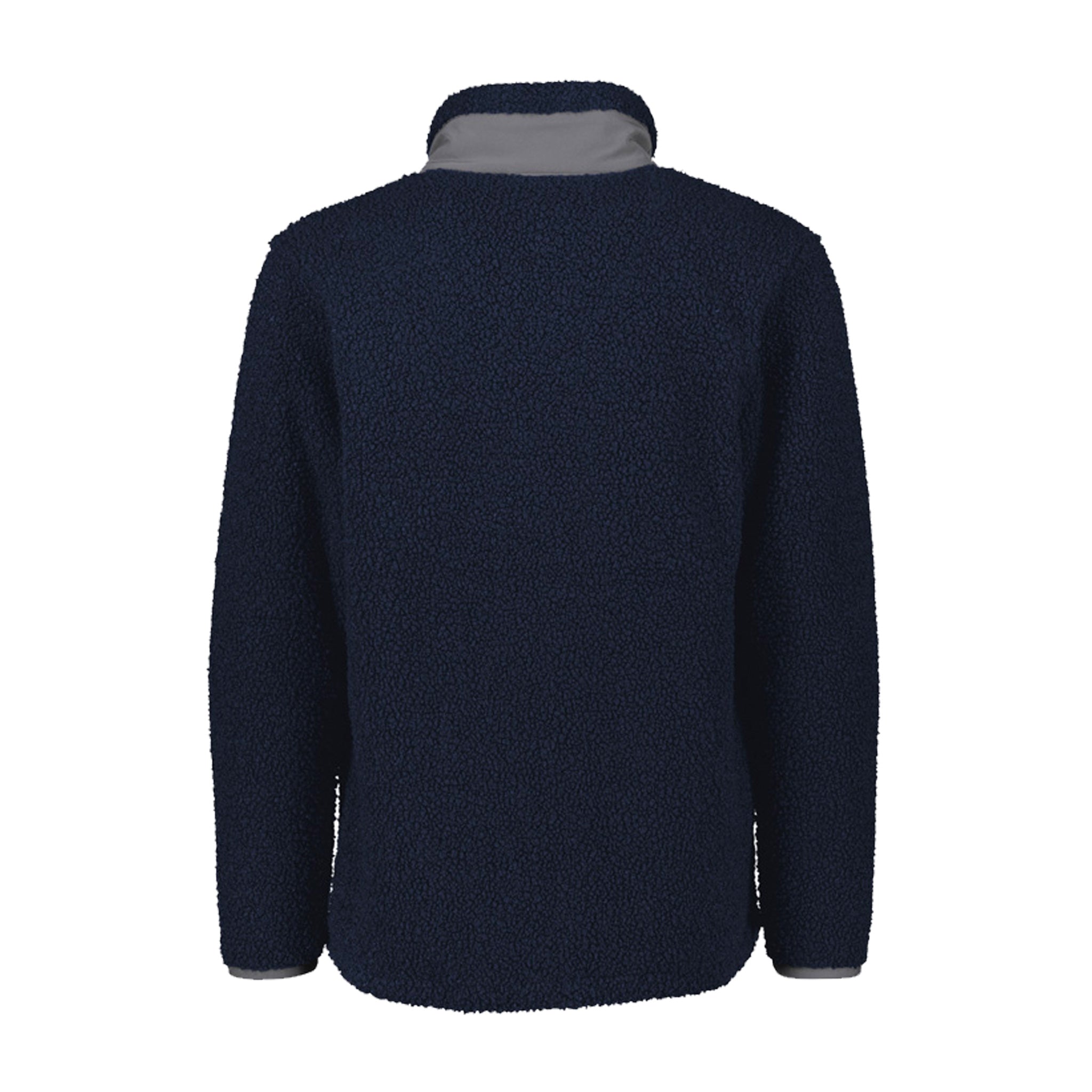 syzmik streetworx full zip sherpa fleece in navy