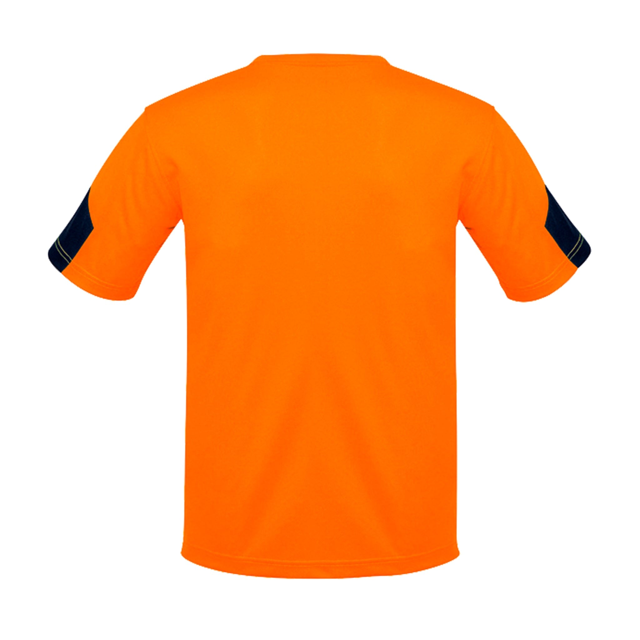 back of hi vis squad t shirt in orange