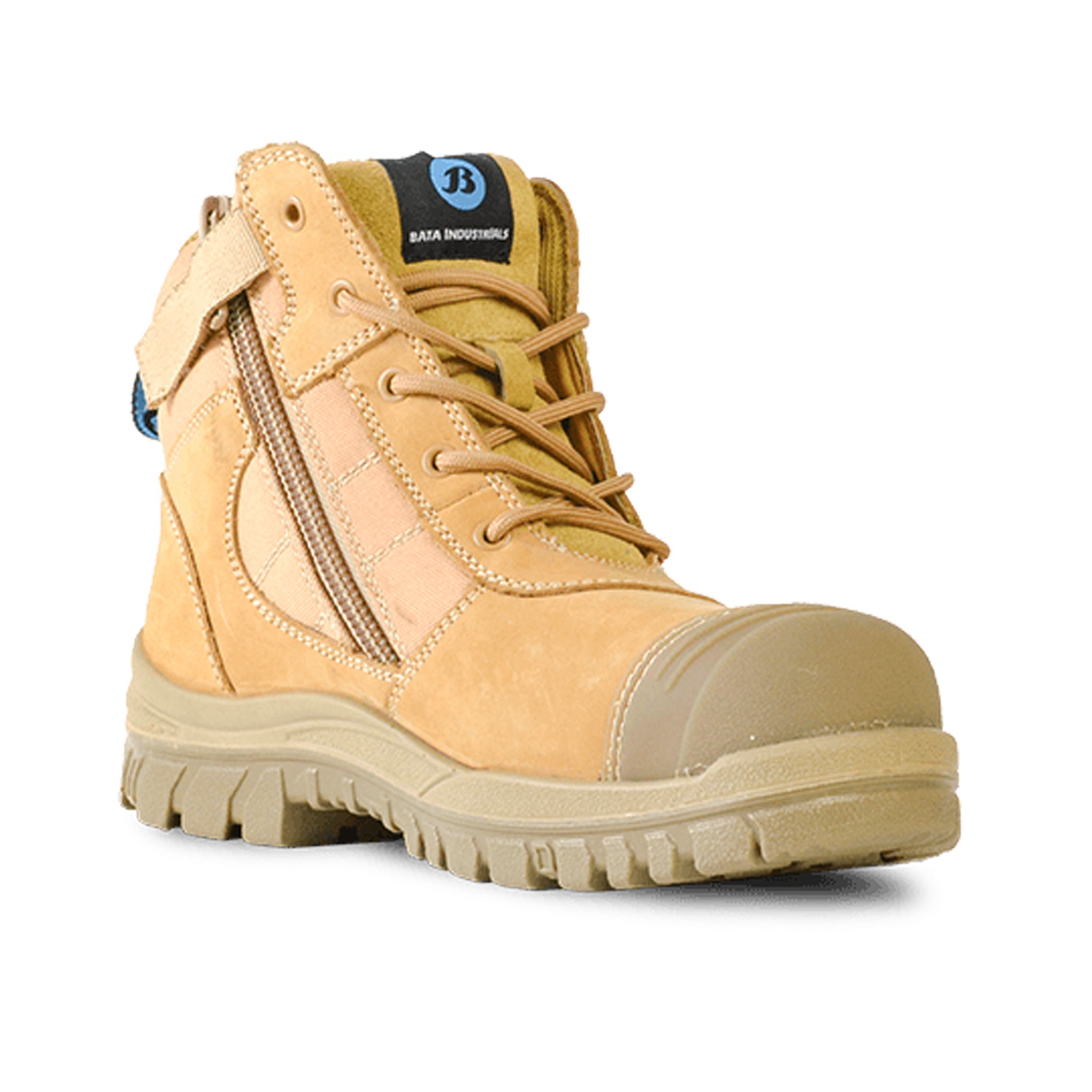 bata zippy work boot in wheat